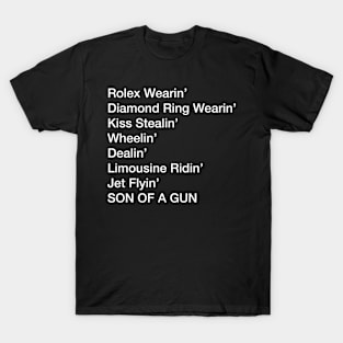 Flair Rolex Quote White Letters T-Shirt